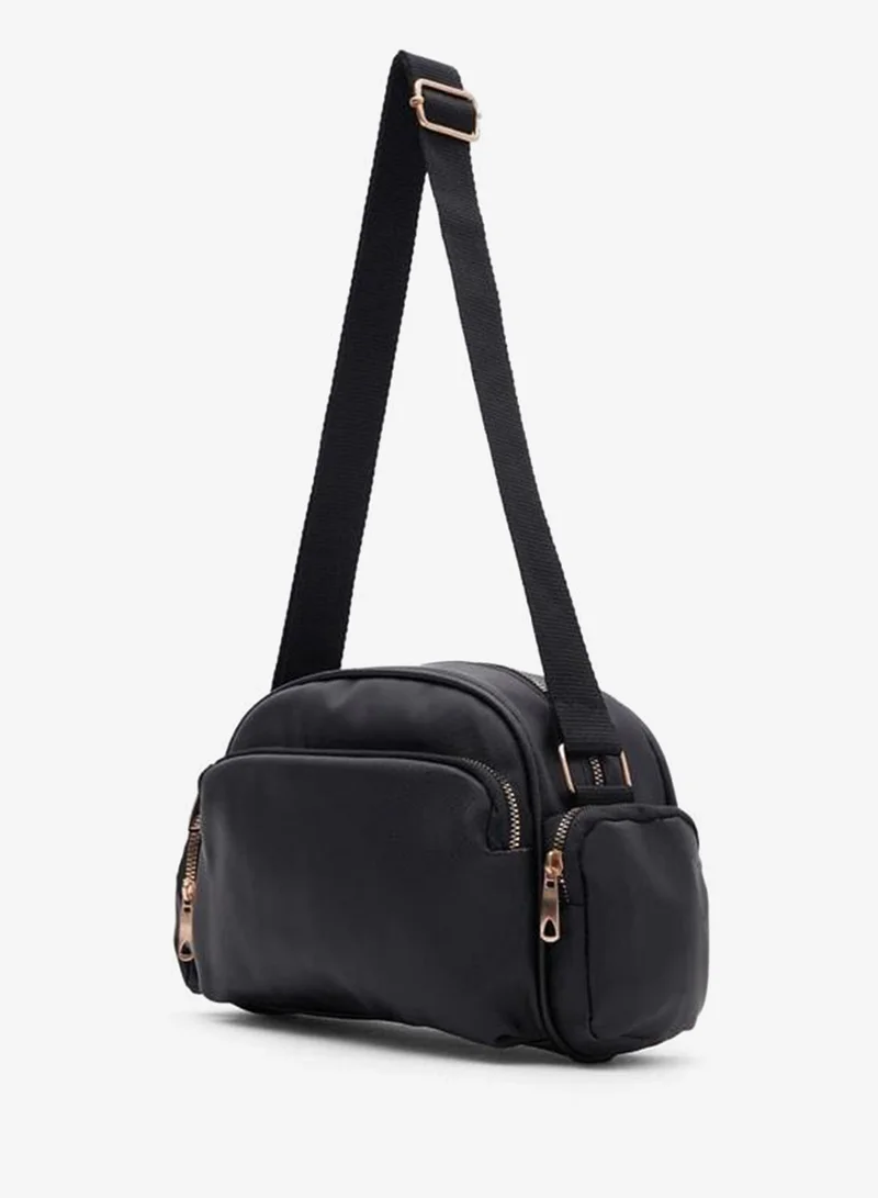 Montes Black Crossbody Bag.