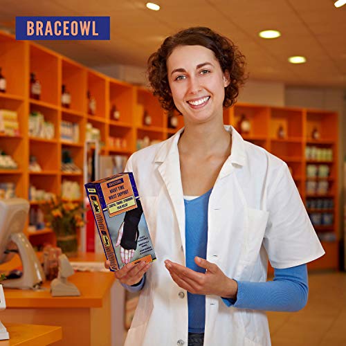 BRACEOWL-Carpal Tunnel Wrist Brace Adjustable Night Splint for Pain Relief, Tendonitis & Arthritis – Fits Left or Right Hand, Support for Men & Women - Image 3