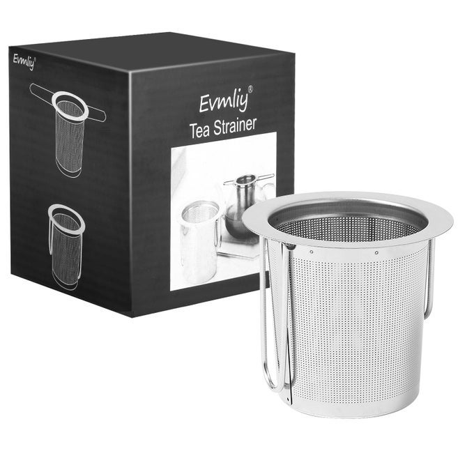 TEA INFUSER STAINLESS STEEL TEA STRAINER SITTING IN MUGS TEA INFUSERS FOR LOOSE TEA TEA DIFFUSER LONGHANDLED TEA STRAINERS TEA FILTERS LOOSE LEAF TEA STEEPER FOR HERBS SPICES