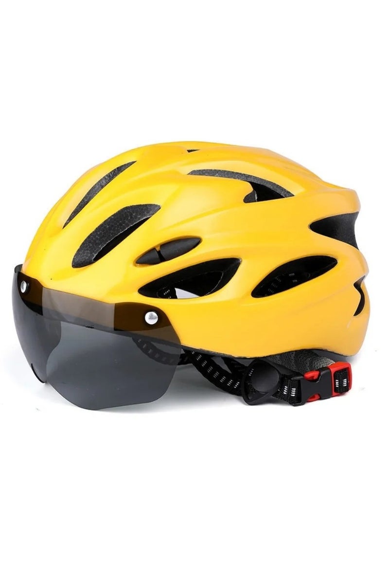 Cycling mountain road bike helmet with integrated wind mirror for men and women outdoor sports Climbing  helmet