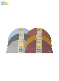 Babies Basic Silicone Placemat For Kids, Bpa Free, Phthalate Free, Non-Slip Design, Easy To Clean - Yellow  - Image 3