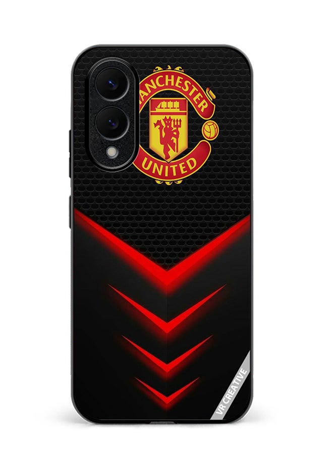 VR CREATIVE Protective Case Cover For Samsung Galaxy S25 Edge Man United Design Multicolour