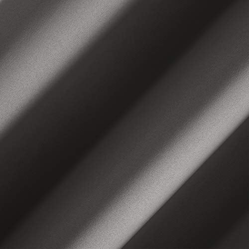 Sun Zero Nordic 2-pack Theater Grade Extreme 100% Blackout Grommet Curtain Panel Pair, 52" x 84", Gray(“Each panel measures 52”x84”. Combined panel pair measures 104”x84”) - Image 5