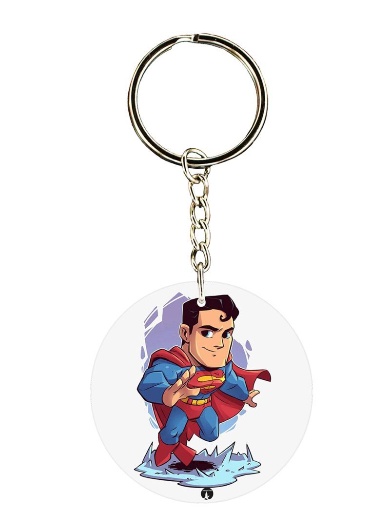 RKN Superman Printed Keychain