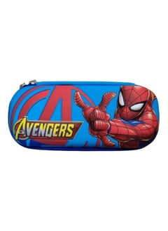 Generic 3D Pencil Case High Quality 3D Pencil Cases and Bags for Boys and Girls, Embrace Adventure with Vibrant Colors in High Quality (Superheroes 2) (Mesh Hero(Light Blue+Navy+Red))  - Image 3