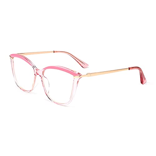 FEISEDY Blue Light Blocking Glasses Computer Glasses Women Men Cateye TR90 Frame B2772 - Image 2