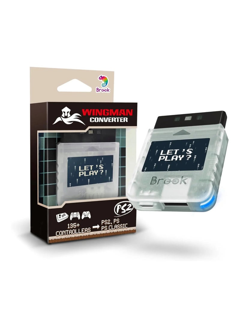 General Brook Wingman PS2 Converter (FM 00010) is now available! Compatible with multiple controllers such as Xbox Series X/S, and connects to PS2/PS classic consoles 