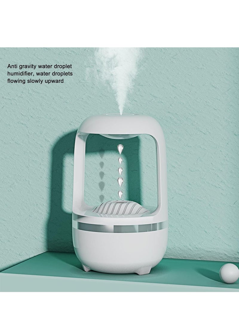 Plan A Smart Anti-Gravity Humidifier – 500ml Countercurrent Mist Fountain, Dual LED Light, Ultrasonic Cool Fog, Stylish and Energy Saving Design, Perfect for Bedrooms and Offices  - Image 5