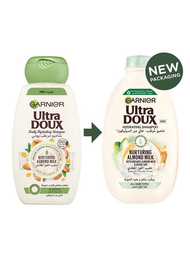 Ultra Doux Almond Milk Hydrating Shampoo, 400 ml + conditioner 360 ml - pzsku/Z69417CDCF95EEDEFA23DZ/45/_/1727705215/d1fd80d0-c102-4c26-918e-192ef2745d5c