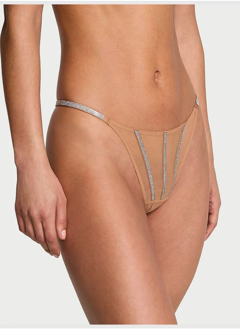 Victoria's Secret Sheer Shine Thong Panty