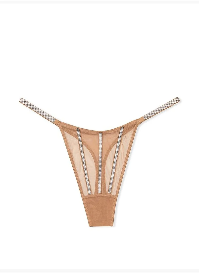 Victoria's Secret Sheer Shine Thong Panty