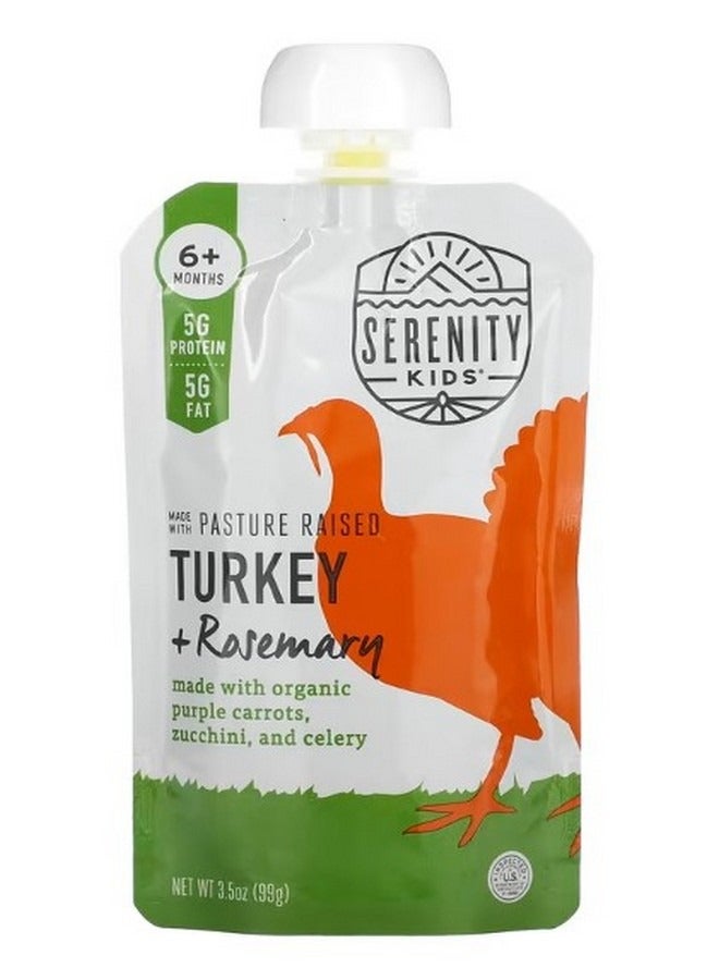 SERENITY KIDS Turkey with Rosemary 6 Months 3.5 oz 99 g - Image 1