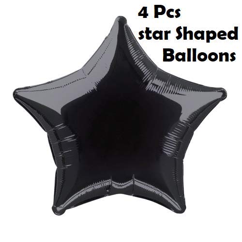 HK balloons Black & White Themed Happy Birthday Banner Decoration Kit 69 Pcs Set for Boys Husband Balloons Decorations Items Combo with Metallic Balloons - Image 5