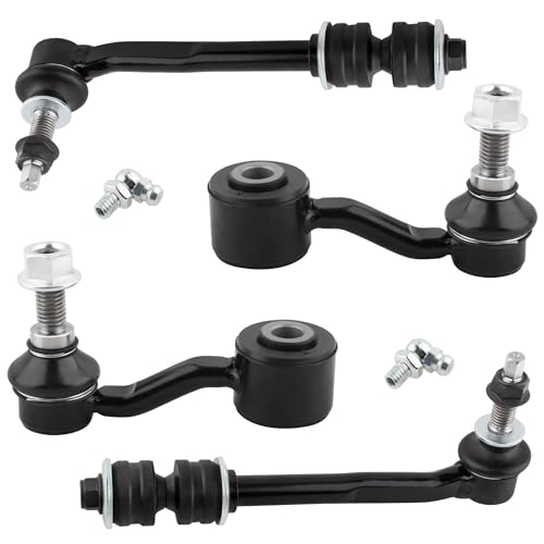 YMAUGP Set of 4, Front & Rear Sway Bar Links Kit Stabilizer Bar Links Compatible with Dodge Durango 2004-2009, Aspen 2007-2009, Replace # K80947 K750026 - Image 1