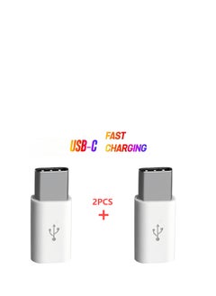 2-Pack Micro USB to USB-C Adapter