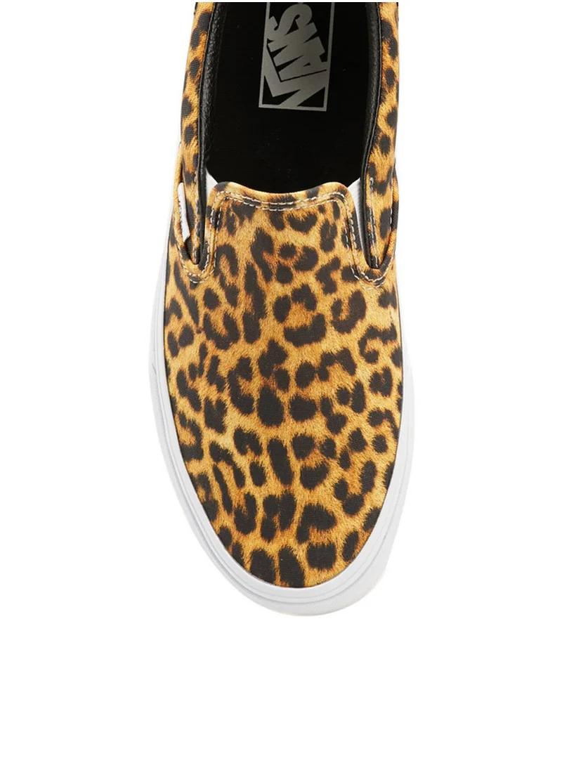 VANS Leopard Print Classic Slip Ons