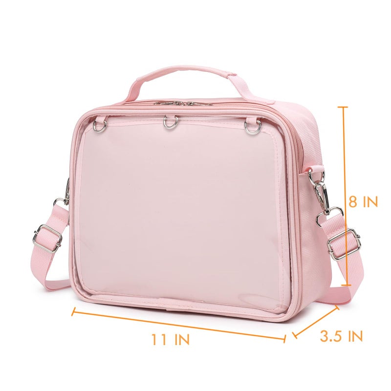 CHERRY SAUCE Dopamine Color Ita Bag Backpack Satchel Oxford Crossbody Messenger Shoulder Bag - Image 2