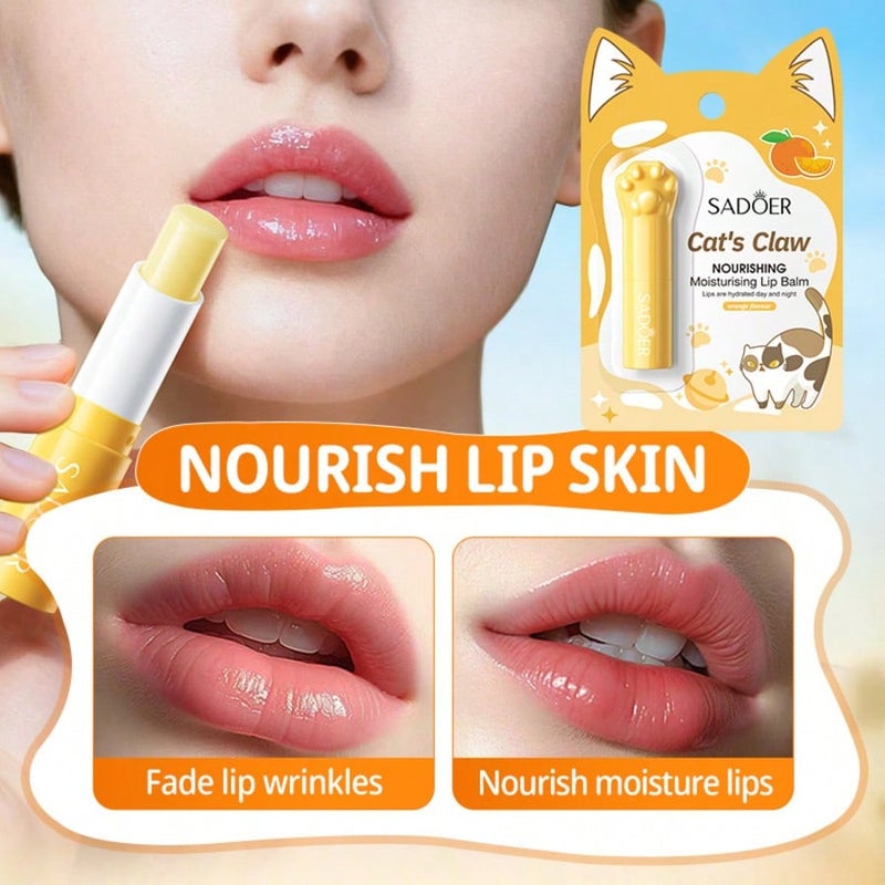 1PC Lip Balm and Butter, Orange - Image 5
