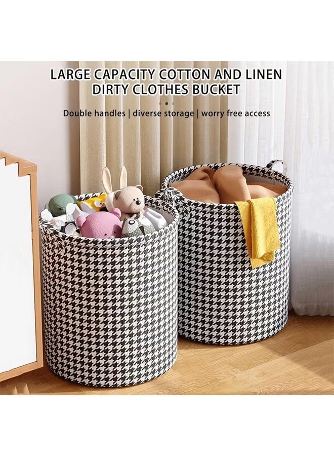 Foldable Large Capacity Laundry Basket with Handle Storage Bucket Bathroom Storage Basket Laundry Organizer Collapsible Laundry Hamper Clothes Storage Bin Laundry Room Organization Toy Storage Bag - Image 4