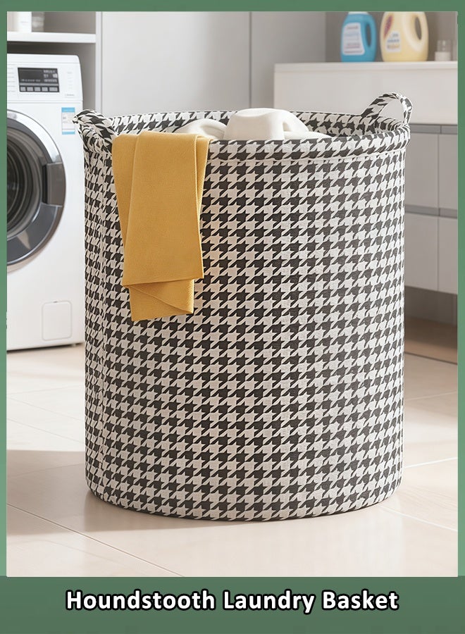 Foldable Large Capacity Laundry Basket with Handle Storage Bucket Bathroom Storage Basket Laundry Organizer Collapsible Laundry Hamper Clothes Storage Bin Laundry Room Organization Toy Storage Bag - Image 1