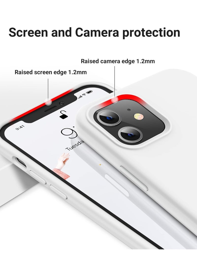 BORTONY iPhone 12 Pro Case Liquid Silicone Anti Scratch Anti Fingerprint Soft Silky Touch Shockproof Protective Cover - Image 3