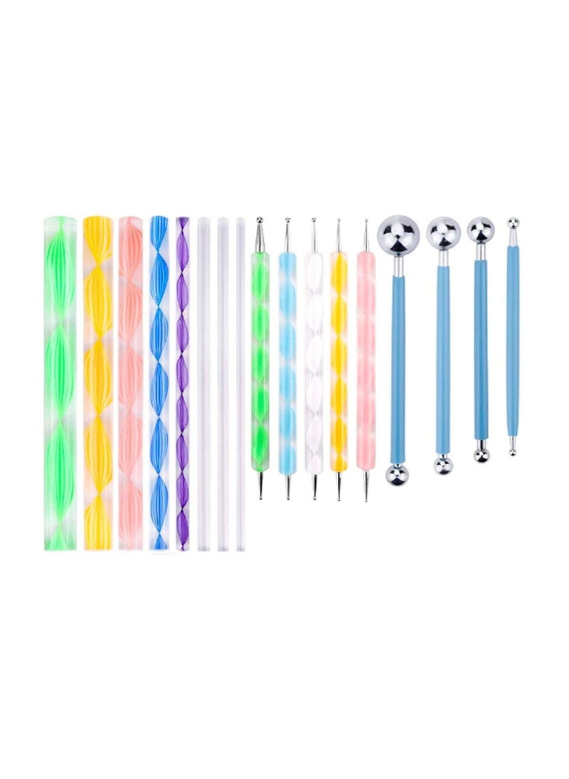 HOUSE HATCH HOUSE HATCH Mandala Tools Set for Nail Mandala Dot Painting 17 