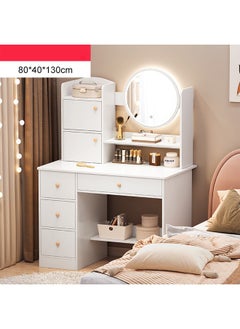 keke Makeup Vanity Table Dressing Table Flip Mirror With Drawers 80 CM  - Image 1