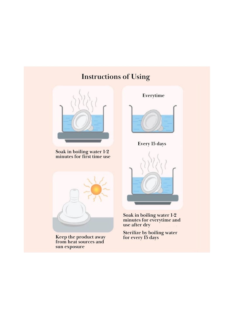 جابلو حلمة كومفورتر التقويمية المزدوجة لتنمية أسنان الطفل - كبيرة (فتحة XL) - Image 4