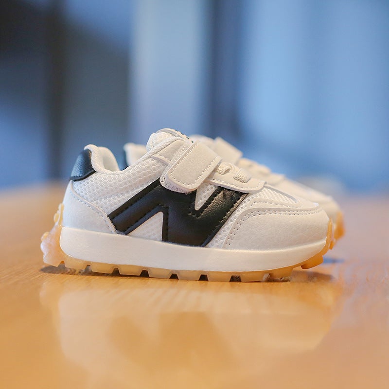 Baby Toddler Sneakers Soft Sole New Autumn 2023 Black
