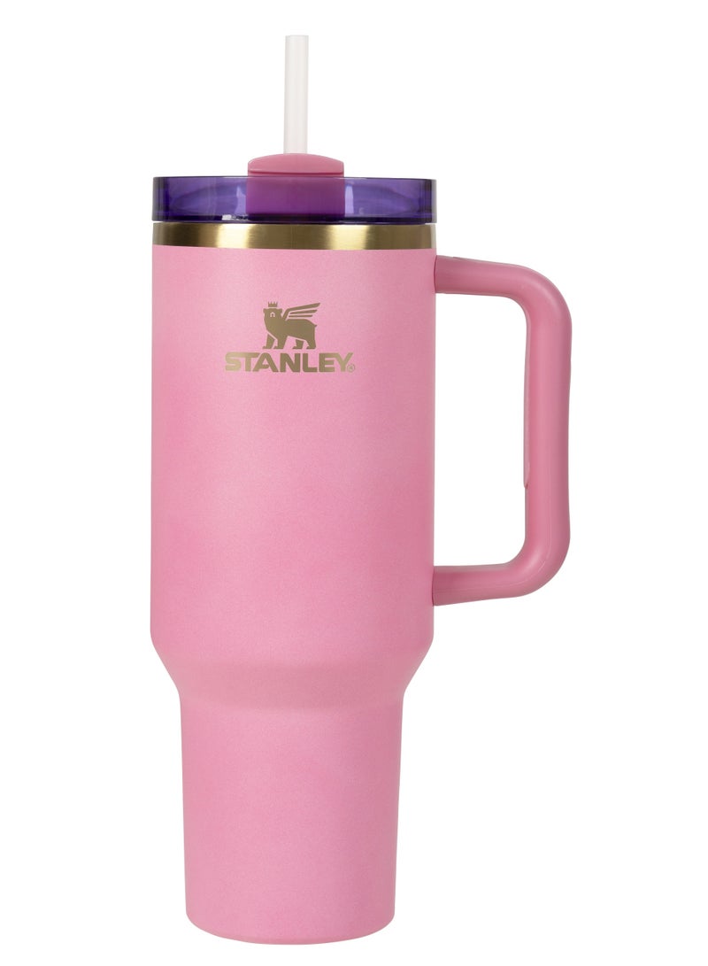 Stanley 40oz Quencher H20 Flowstate Stainless Steel Vacuum Insulated Tumbler with Lid and Straw for Water, Iced Tea or Coffee, Smoothie and More, Cream - Image 1