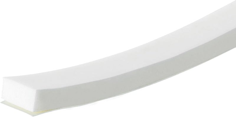 M-D Building Products 2758 Closed-Cell Weather-strip, 1/2 In W X 17 Ft L X 1/4 In T, White - Image 1