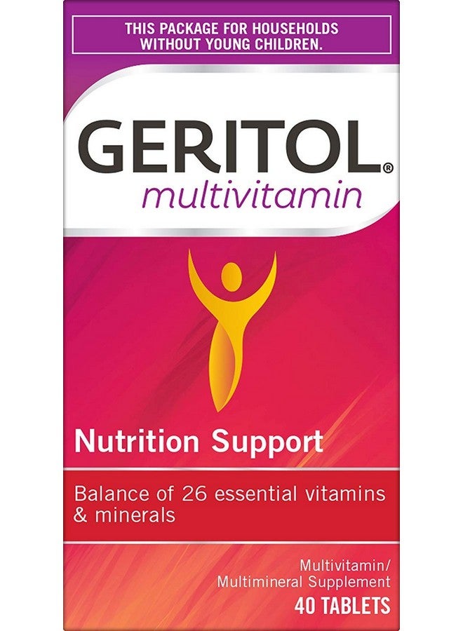 Geritol أقراص جيريتول متعددة الفيتامينات والمعادن - 40 حبة، 3 عبوات - Image 1