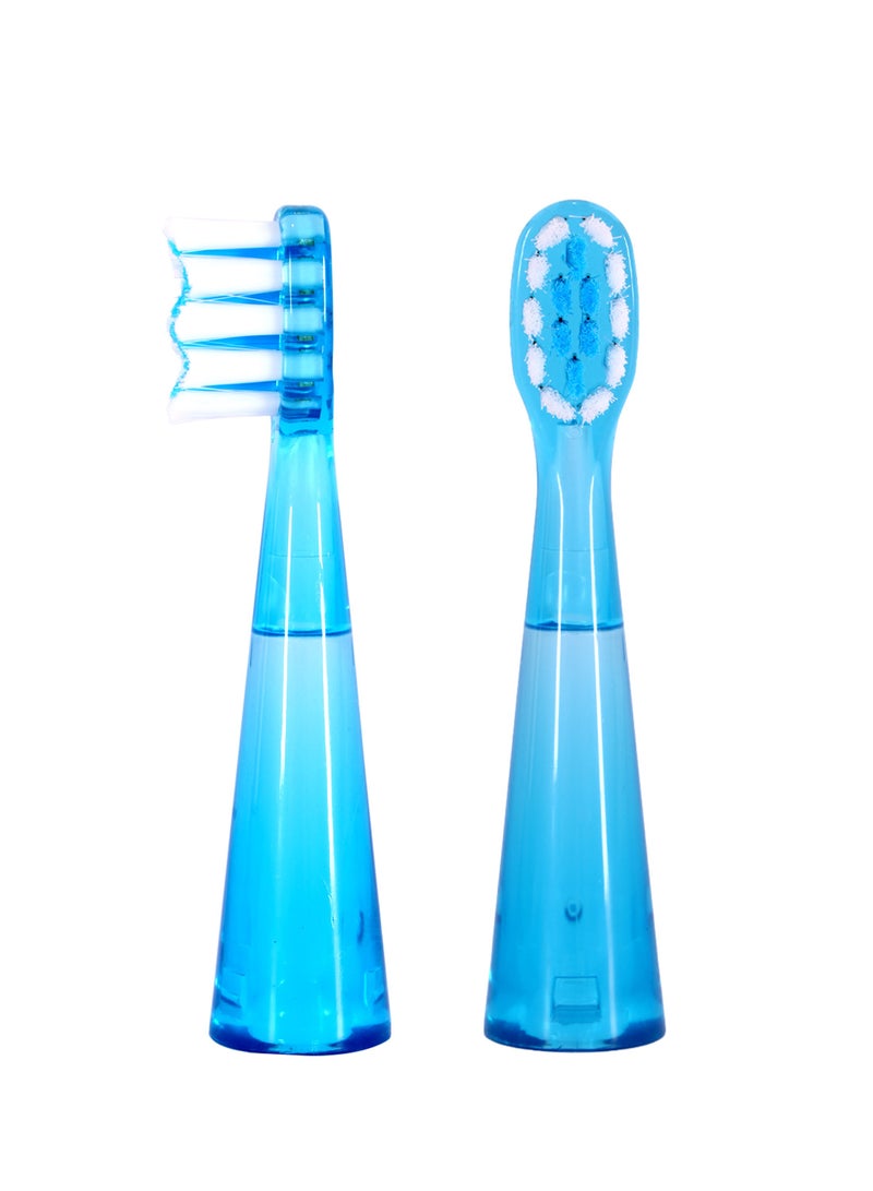 AFRA رأس فرشاة سوبر كلين V سيريز جونيور - شعيرات ألمانية بيدكس متوسطة النعومة، للأطفال من 3 سنوات فما فوق، أزرق -601207 - Image 1