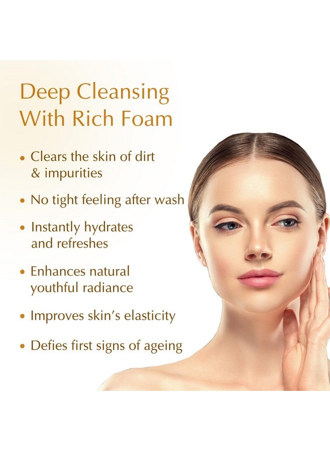 Bio Essence 24K Gold Radiance Face Cleanser, Niacinamide Face Wash For Women, Collagen Amino Acid, Hydrating Face Cleanser For Glowing Skin, Ideal For All Skin Types, Antioxidant, Anti Ageing, 100G - Image 5