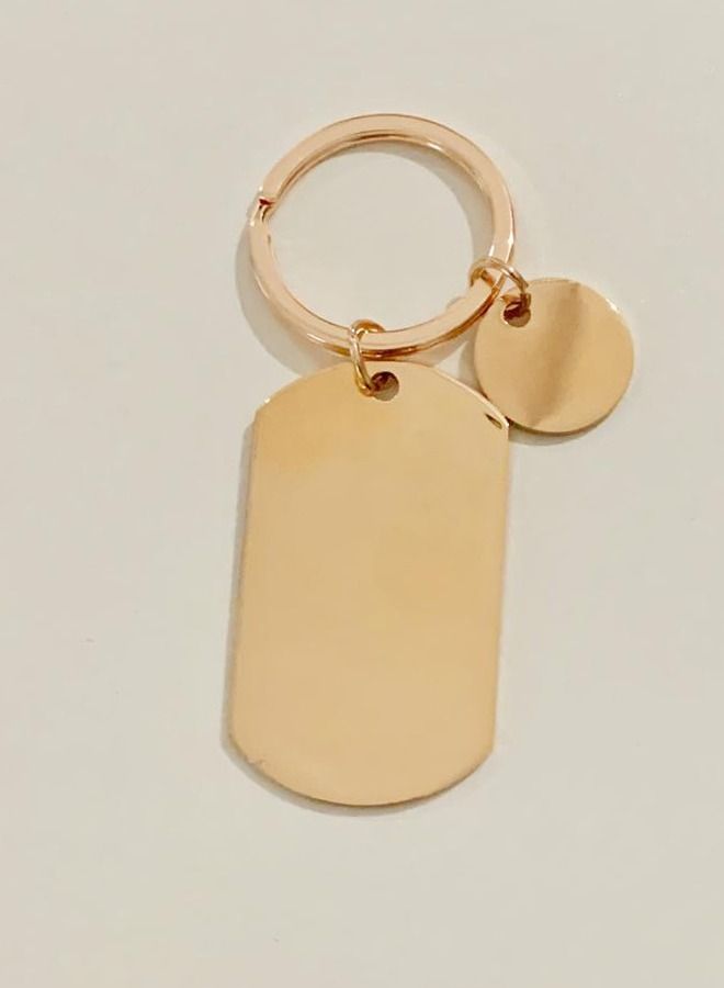 Metal keychain for doctors