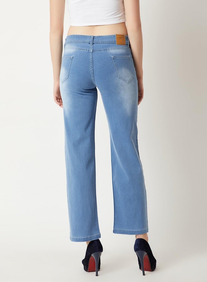 Miss Chase Women's Relaxed Fit Denim Jeans(MCSS18DEN02-50-158-30,Light Blue,30) - Image 4