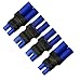 LINSYRC 2pcs EC3 Male to EC5 Female Connector Adapter and 2pcs EC3 Female to EC5 Male Connector Adapter for RC Models - Image 2