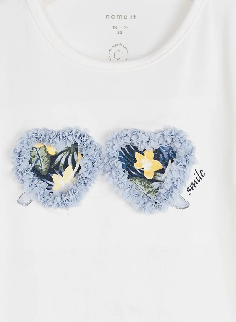 NAME IT Kids Leaf Print T-Shirt