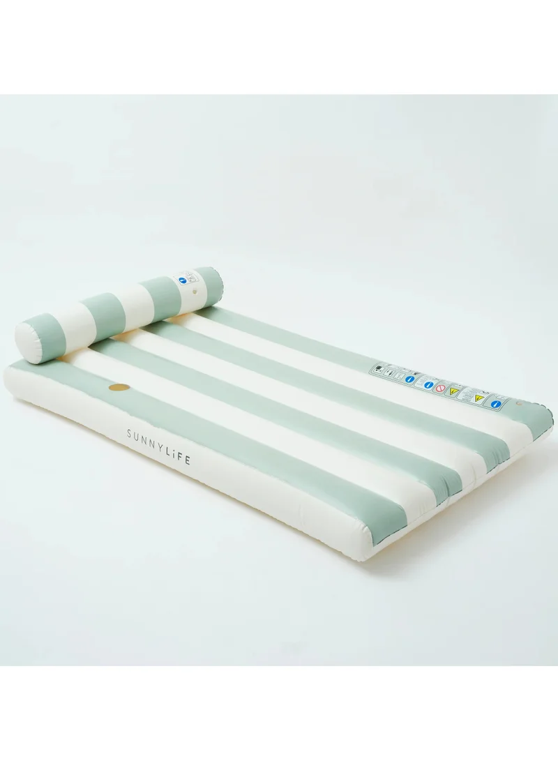 SUNNY LIFE Luxe Lilo Green Stripe