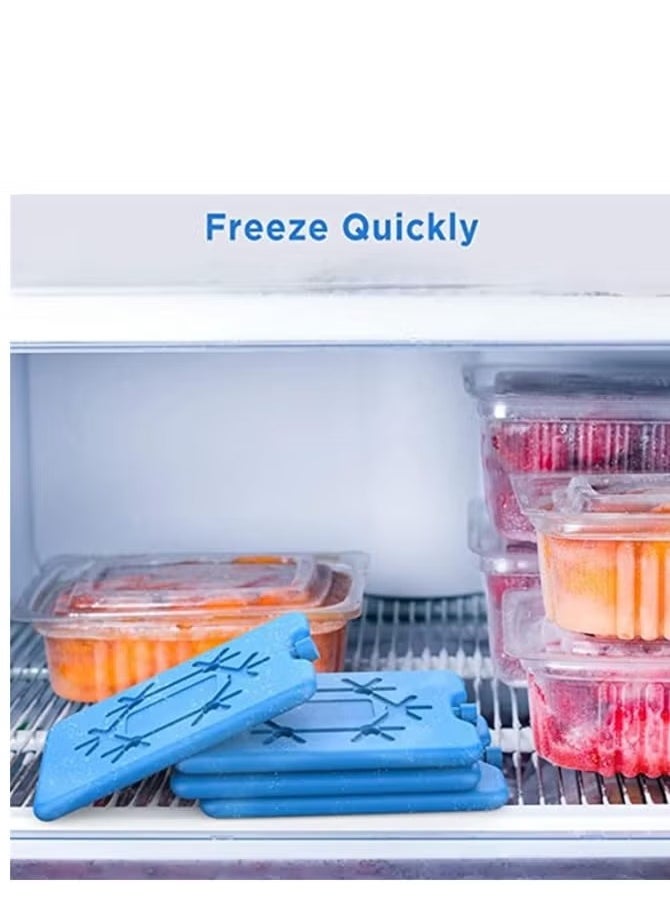 4 Ice Packs for Lunch Box, Reusable Ultra Thin Freezer Packs Long Lasting for Coolers, Cooler Bag for Work, School, Picnic or Camping Keep Food Fresh Lightweight Design for Easy Carrying - pzsku/Z69429CE868352E6EFBA4Z/45/_/1722222533/536a1360-f392-4662-ba47-5995810cd4e7