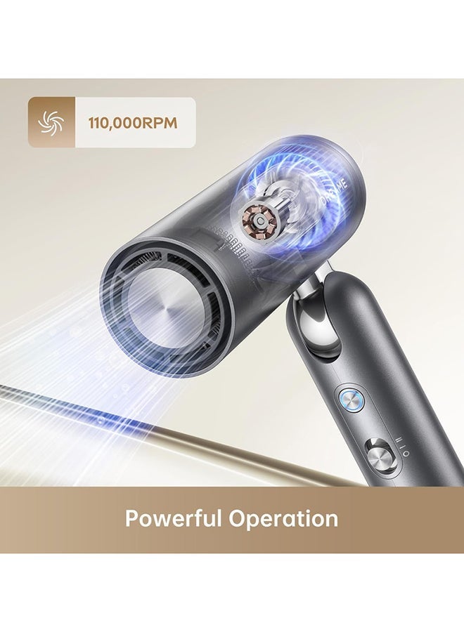 Dreame Pocket High Speed Hair Dryer, 3 Folding Shapes, 300g, 110,000 rpm Motor, 57°C Constant Temperature, 40 Seconds Drying, AHD51-GOLD - Image 5