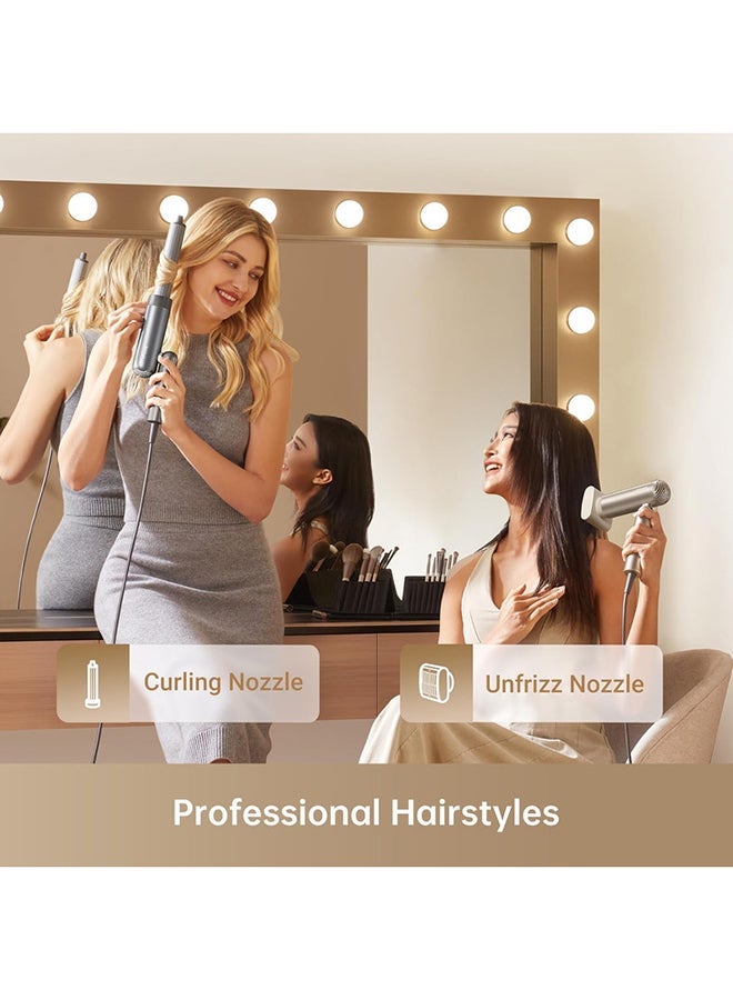 Dreame Pocket High Speed Hair Dryer, 3 Folding Shapes, 300g, 110,000 rpm Motor, 57°C Constant Temperature, 40 Seconds Drying, AHD51-GOLD - Image 4
