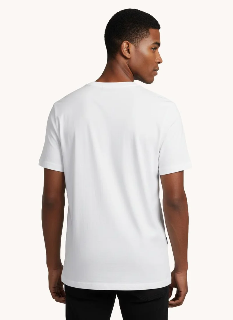 NAUTICA Men's Solid Crew Neck tee