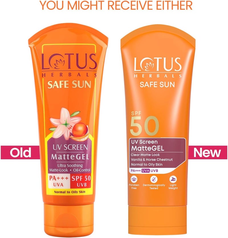 Lotus Herbals Safe Sun UV Screen Matte Gel SPF 50 - Image 2