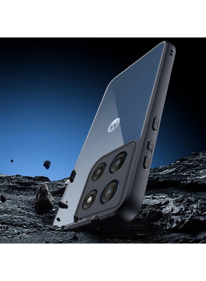 تي ام جراب TM شفاف لـ موتو G75 / Moto G75 مضاد للصدمات بحماية الكاميرا وتصميم خفيف وأنيق - Image 4