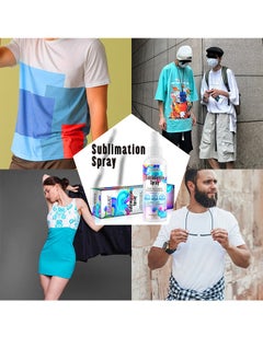 Elaimei Sublimation spray, 100 ML, Suitable For Cotton Shirts And Polyester Fabrics,Including 100% Cotton, Cartons, Handbags, Pillows, Mugs, Canvas, Fast Drying, Super Strong Bonding, Waterproof, High Gloss Vivid  - Image 2
