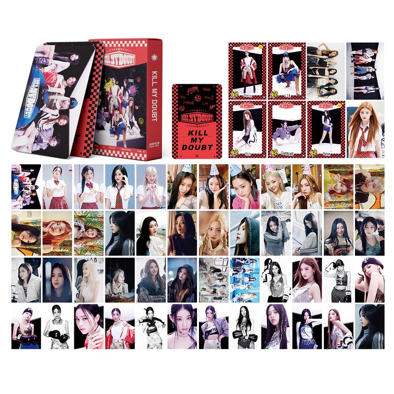 بطاقة دمج 54/55 بطاقة صغيرة ألبوم G-Idle بطاقة Kpop الموجة الكورية بطاقة لومي منزلية - Image 1