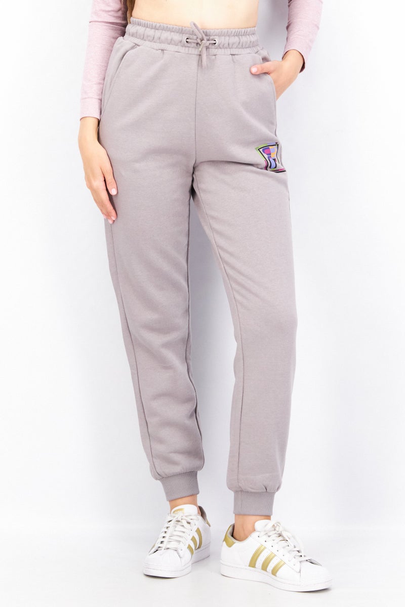 FILA سروال رياضي نسائي بكس عالي الخصر، غول - Image 1
