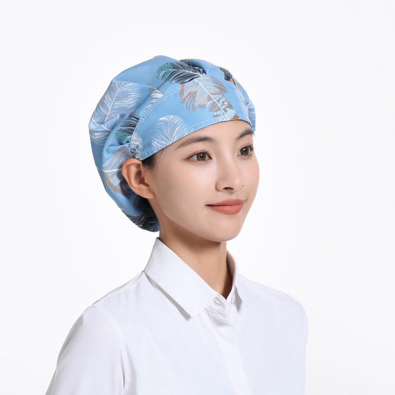 Breathable Food Work Hat Bag Hair Cooking Oil Smoke Restaurant Chef Hat Health Home Nurse Dust Cap - Image 5