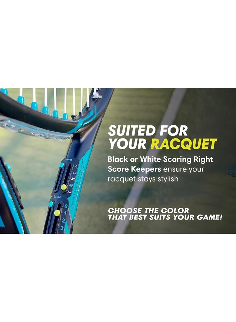 Portable Tennis & Padel Racket Scorekeeper, Ultra‑Light 1.9g Mini Score Board for Points Games Sets, ITF Conforming - Image 2